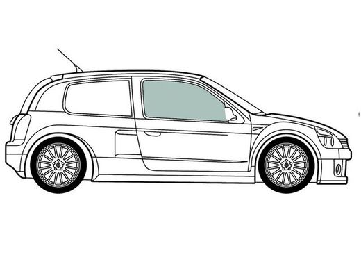 Стекло передней двери правое BMW 1 (E81) (Хетчбек 3-х Дв) (2007-2011) 117923-CH фото
