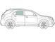 Скло задніх дверей праве Лексус РХ300/330/350 Lexus RX300/330/350/400h (Внедорожник 5-х Дв) (2003-2009) 114066-CH фото 1