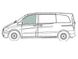 Стекло передней двери левое Renault Mascott (Минивен 2-х Дв) (1997-2010) 118854-CH фото 1