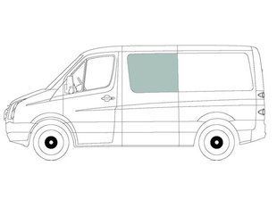 Стекло переднее салона левое VW Crafter (Минивен) (2006-) 115858-CH фото