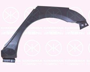 Рем Часть Крыла Заднего Левого (Арка) 5 Doors MAZDA 3 (BK) 04-09 HB P-012942 фото