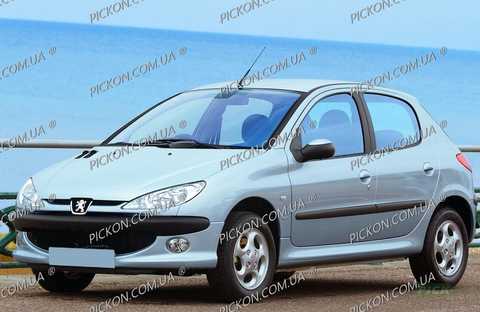 Лобовое стекло Peugeot 206 (2008-2012) ( Пежо 206 ) с датчиком дождя