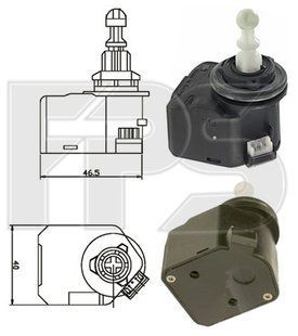 Корректор Фары (Кроме Ксенон) Audi A6 04-11 (C6) P-000718 фото