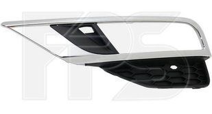 Решетка В Бампере Левая С Отверстием С Хром Окуляром (Комплектация 1) HONDA CRV 15-17 P-008913 фото