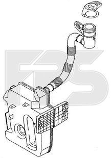 Бачок Омывателя VW GOLF V KOMBI 07-09 P-025076 фото
