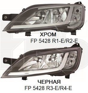 Фара Ліва (Ел) Хром FIAT DUCATO 14- P-005203 фото