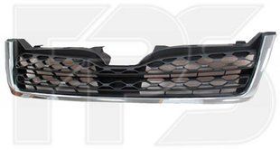 Решетка Радиатора Черная Хром Молдинг SUBARU FORESTER 13-17 (SJ) Pzev P-022027 фото