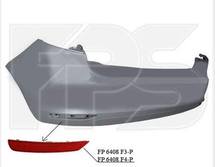 Бампер Задний SKODA FABIA 07-10 P-020843 фото